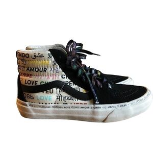 Vans SK-8 Hi-Vault LX Love Black Marshmallow Unisex M4 W6